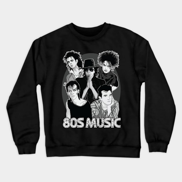 80s music Crewneck Sweatshirt by special-k-666